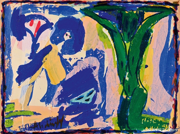 ALECHINSKY Pierre - Tenir la pose